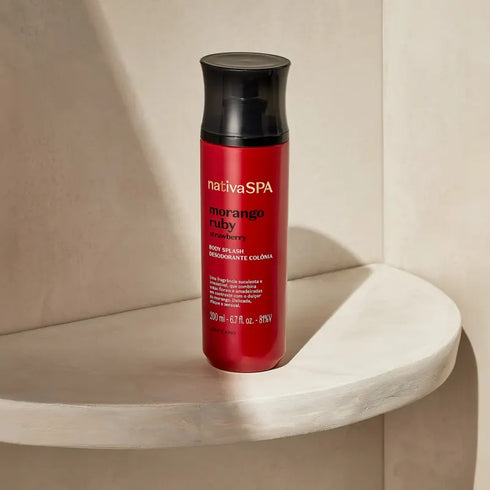 O Boticário Nativa SPA Strawberry Ruby Body Splash Deodorant Cologne 200ml